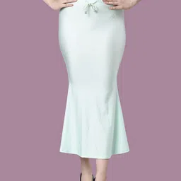 TWIN BIRDS High Rise Stretchable Shimmer Saree Shape Wear With Side Slit-53