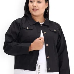 Tripursundari Fashion Lightweight Crop Denim Trucker Jacket-picture-31