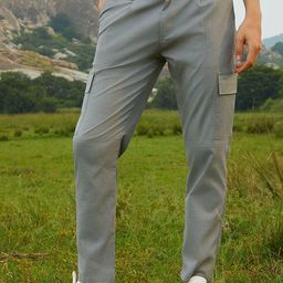 Campus Sutra Men Comfort Loose Fit Cargos Trousers-image-45