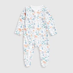mothercare Boys Printed Cotton Sleepsuit-43