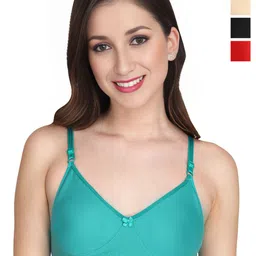 Liigne Pack Of 4 Full Coverage Lightly Padded Everyday Bra-picture-4