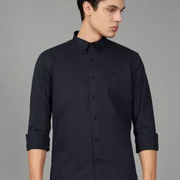 British Club Smart Slim Fit Spread Collar Cotton Casual Shirt-picture-33