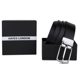 Hayes London Men Leather Reversible Formal Belt-picture-55