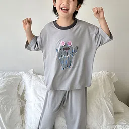 LULU & SKY Boys Printed Night suit-picture-34