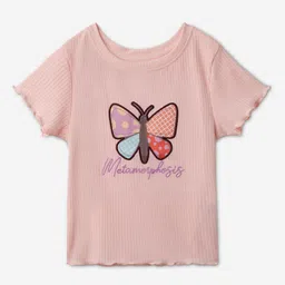 The Souled Store Girls Typography Printed T-shirt-image-91