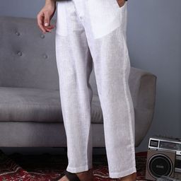 Campus Sutra Men Striped Comfort Trousers-image-91
