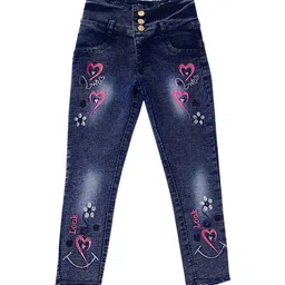 BAESD Girls Regular Fit Mid-Rise Clean Look Heavy Fade Stretchable Jeans-image-92