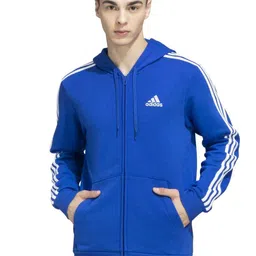 ADIDAS Essentials 3-Stripes Full-Zip Hoodie-image-26