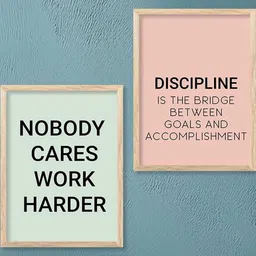 Motivational Wall Art With Frame Home Decor Wall Painting For Living Room Office Bedroom-image-76