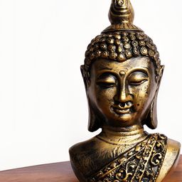 INTERNATIONAL GIFT Gold-Toned Buddha Idol Showpiece-image-42