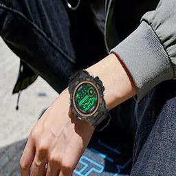 Hala Men Solid Round Tang Regular Digital Watch-1053 image 2
