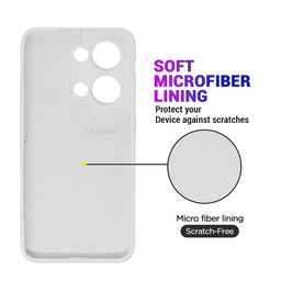 LIRAMARK Solid Oneplus Nord 3 Back Case image 3