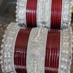 Mehpriye Alloy Silver-Plated Bangles-picture-17