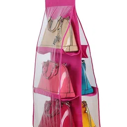 Kuber Industries Pink Set of 1 Regular Multi-Utility Organisers image 4
