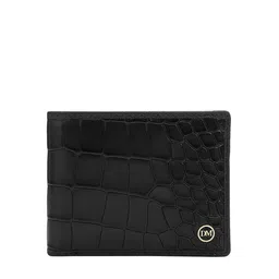 Da Milano Men Geometric Textured Leather Two Fold Wallet-picture-32
