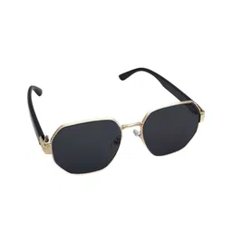 QUE UNIVERSE Unisex UV Protected Hexa-Round Sunglasses-2