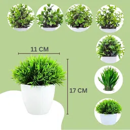 Go Hooked Artificial Mini Plants Pot image 2