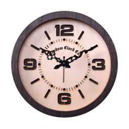 RANDOM Brown & Beige Printed Contemporary Wall Clock-57