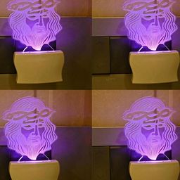 SOMIL Set of 4 3D Illusion Effect Multicolour Led Night Lamp-image-89