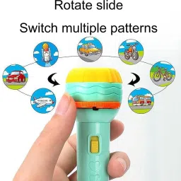aganta Mini Projector Torch Slide Flashlight Light Toys for Kids image 2