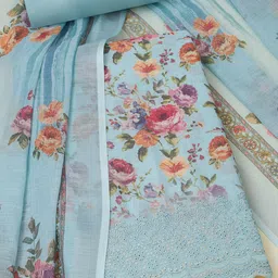 Soch Floral Printed Linen Unstitched Dress Material-image-68