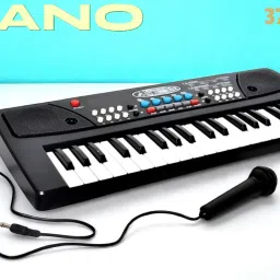 X323 Keys Piano Toy with Microphone, USB Power Cable & Sound Recording Best Birthday Gift for Boys and Girls Musical Instruments Analog Digital Piano-image-60