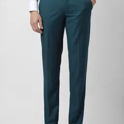 Van Heusen Men Mid-Rise Slim Fit Formal Trousers-image-31