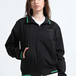 Plutus Windcheater Fashion Spread Collar Jacket-image-14