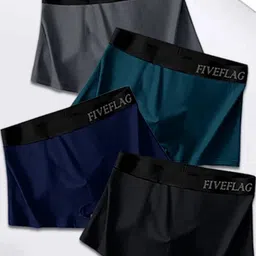 FiveFlag Pack of 4 Multicoloured Modal Trunks-image-38