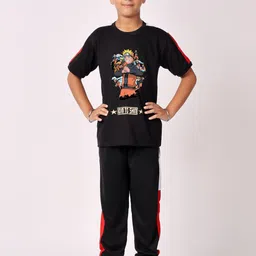 FITIN OUTFIT Boys Printed T-shirt with Trousers-image-51