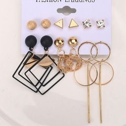 Vembley Gold-Plated Alloy Cubic Zirconia Studs-image-51