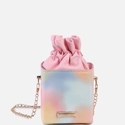 HAUTE SAUCE by Campus Sutra Printed PU Structured Sling Bag-image-10