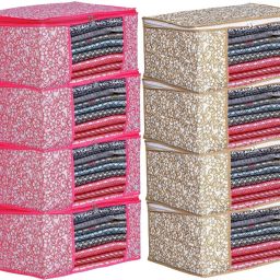 AMIRA INDUSTRIES Non Woven 90 GSM Cloth Wardrobe Organizer/garment cover Cotton Laundry Bag-image-59