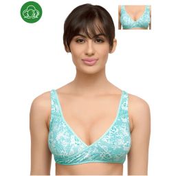 Inner Sense Organic Antimicrobial Sleeping/Feeding Bra Pack Of 2 - Blue-picture-5