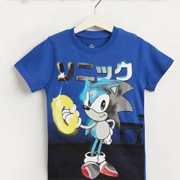 Juniors by Babyshop Boys Typographic Printed Round Neck Short Sleeves Cotton T-shirt-88