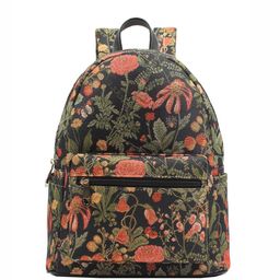 Henney Bear Women Floral Summer Ergonomic Backpack-image-95