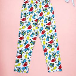 KiddoPanti Boys Printed Cotton Straight-Leg Lounge Pant With Single Pocket-picture-3
