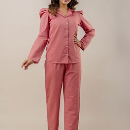 CORDSET Striped Printed Pure Cotton Shirt & Trouser-picture-7