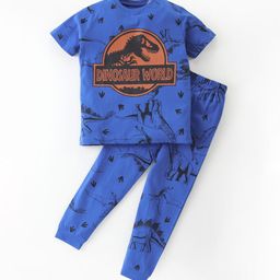 UNICORNS Printed Round Neck Nightsuits-image-18