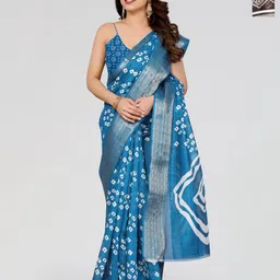 Moda Rapido Pack Of 2 Bandhani Printed Bandhani Saree-image-68