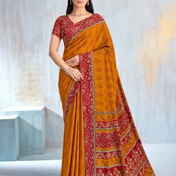 KALINI Poly Crepe Saree-picture-6