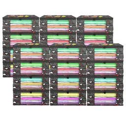Kuber Industries Black Set of 6 Regular Drawer Organiser Organisers image 2