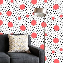 ArtzFolio Printed UV-Resistant Anti-Bacterial Round Shaped Repeating Style Peel & Stick Wallpaper-image-66