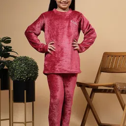 KLOTTHE Girls Round Neck Night suit-picture-30