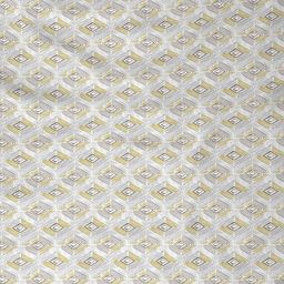 MASPAR Eclectic Garden Yellow & Grey Printed 144TC Cotton King Bedsheet & 2 Pillow Covers-picture-41