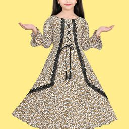 FASSY Floral Print Bell Sleeve Maxi Dress-image-74