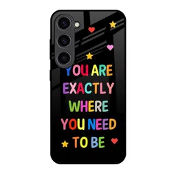 QRIOH Typography Printed Samsung Galaxy S23 Back Case Mobile Accessories-image-57