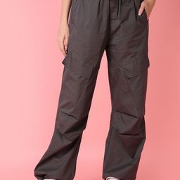 UNLIMITED Women Cotton Mid-Rise Cargos Trousers-image-80