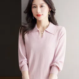 StyleCast Women Shirt Collar Sweatshirt-picture-33
