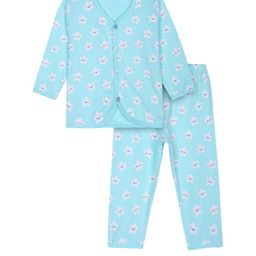 Unisex Kids Pure Cotton Full Sleeves Printed Night Suit, Sleepsuit for Kids-image-54